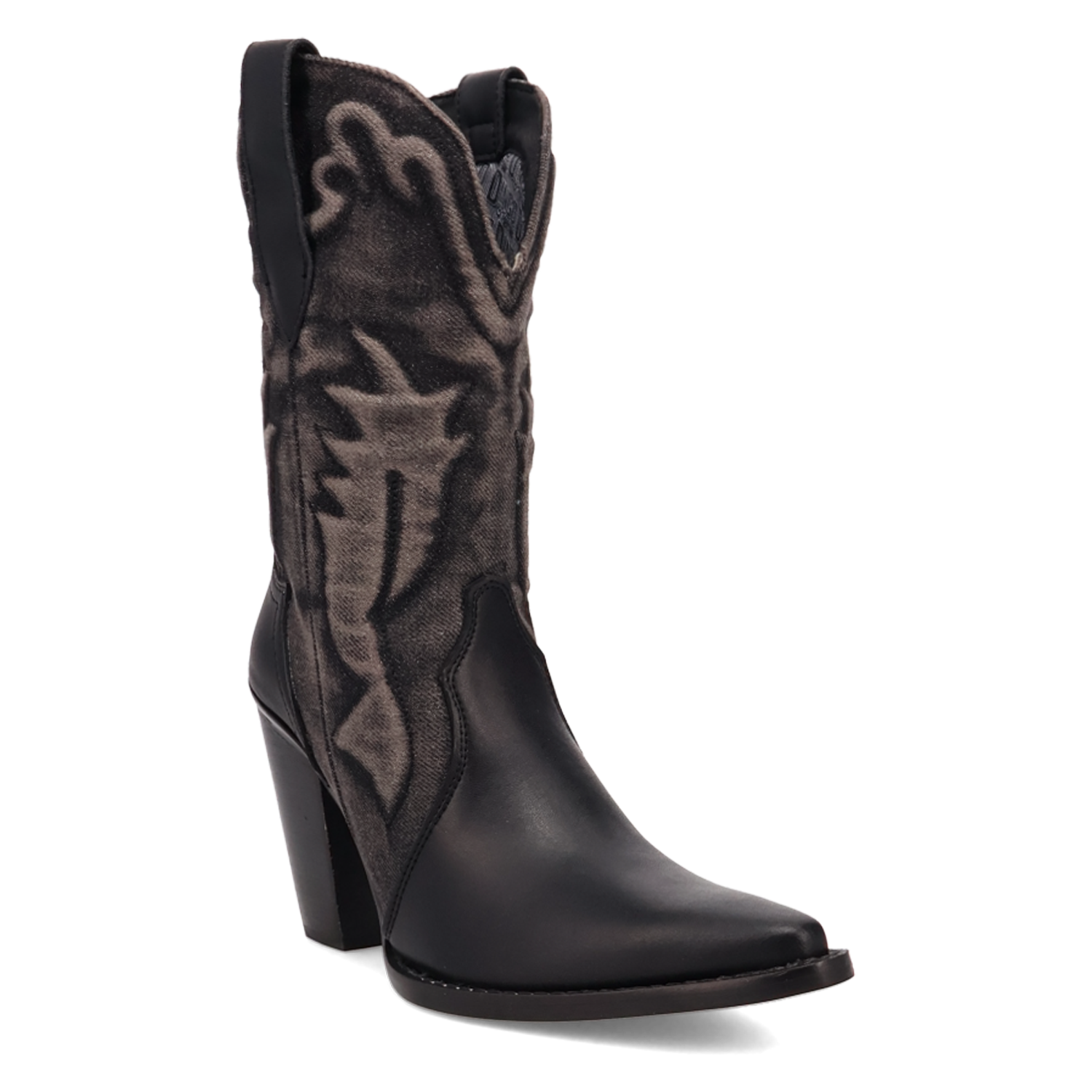 Tipsy Black Leather Boot (DS)