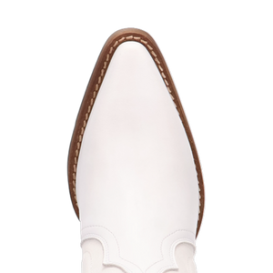 Tipsy White Leather Boot (DS)