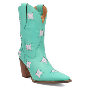 Starburst Green Leather Boot (DS) DP