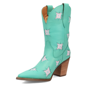 Starburst Green Leather Boot (DS) DP