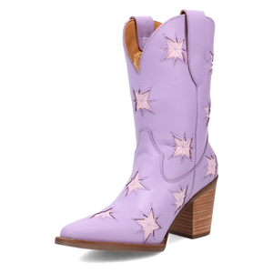 Starburst Lavender Leather Boot (DS) DP