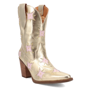 Starburst Gold Leather Boot (DS) DP