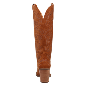 Evita Camel Suede Leather Boot (DS)