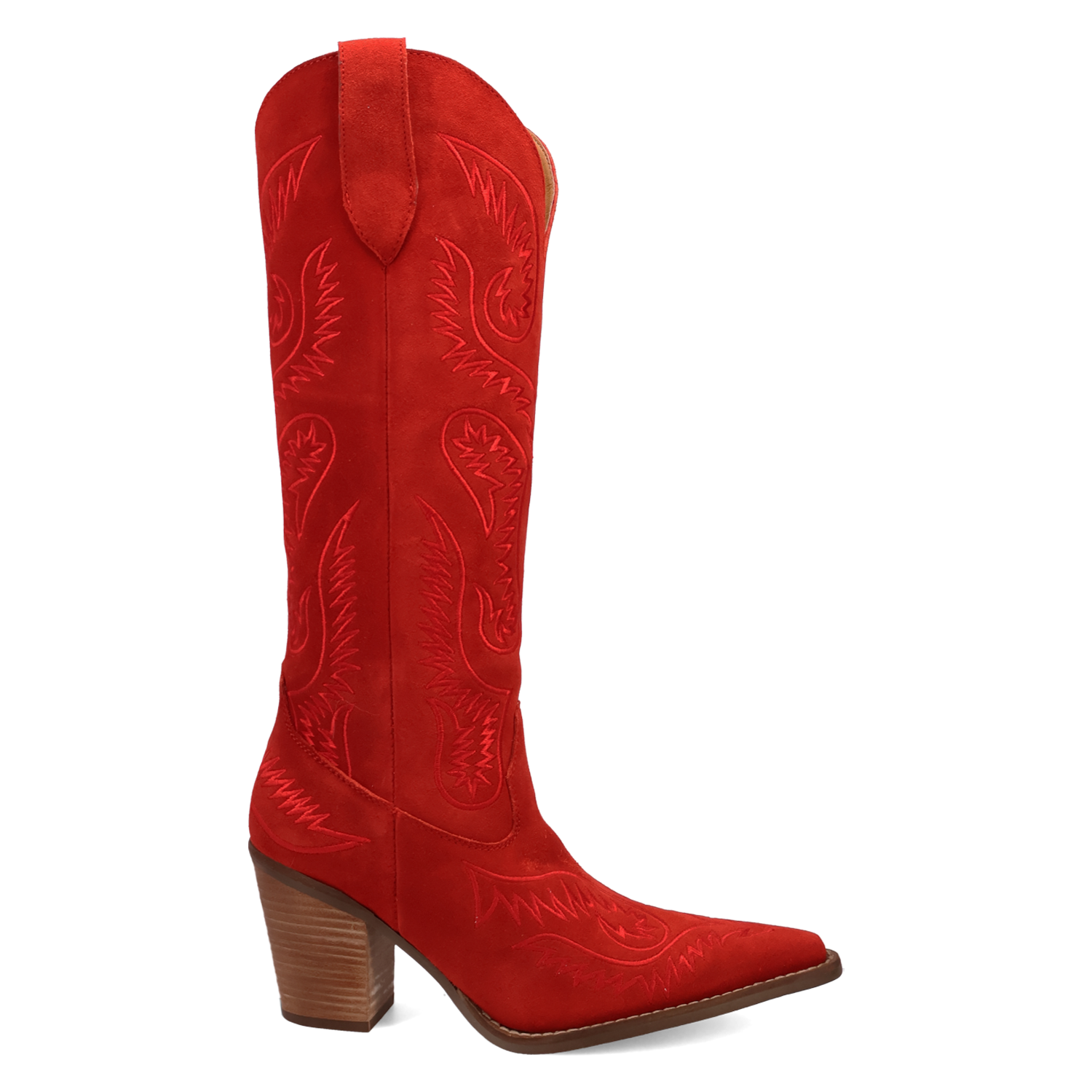 Evita Red Suede Leather Boot (DS)