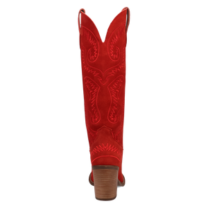 Evita Red Suede Leather Boot (DS)