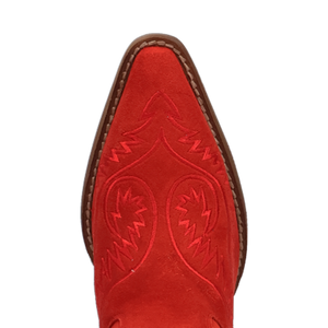 Evita Red Suede Leather Boot (DS)