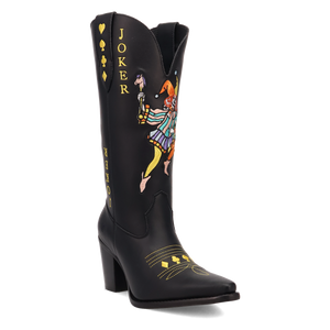 Joker Black Leather Boots (DS)