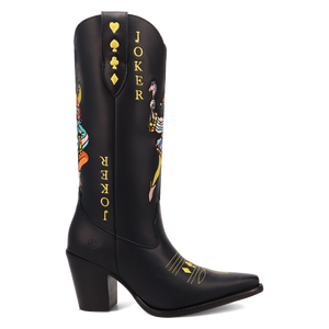 Joker Black Leather Boots (DS)