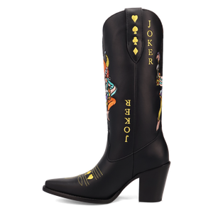 Joker Black Leather Boots (DS)