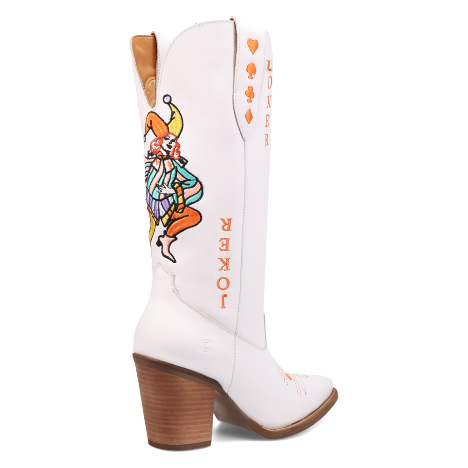 Joker White Leather Boots (DS)