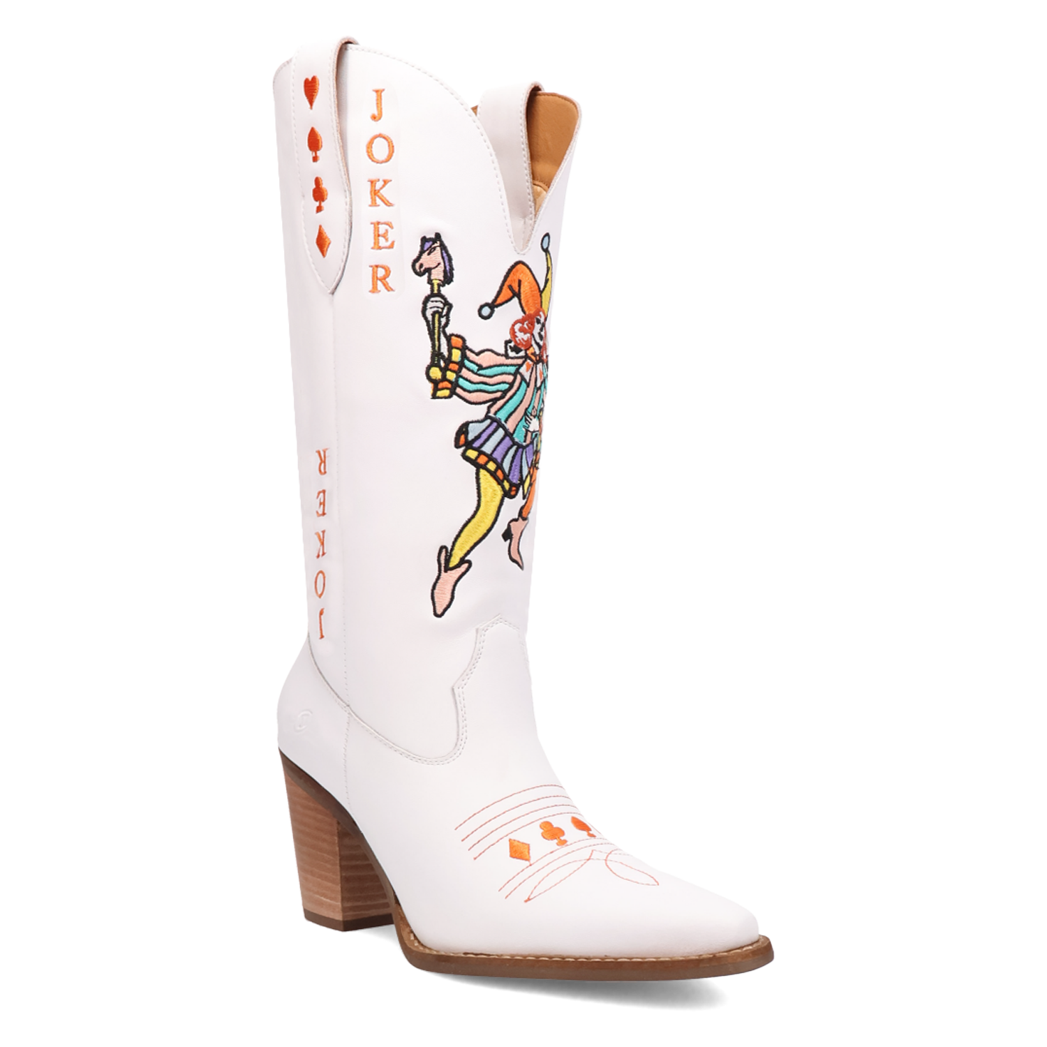 Joker White Leather Boots (DS)