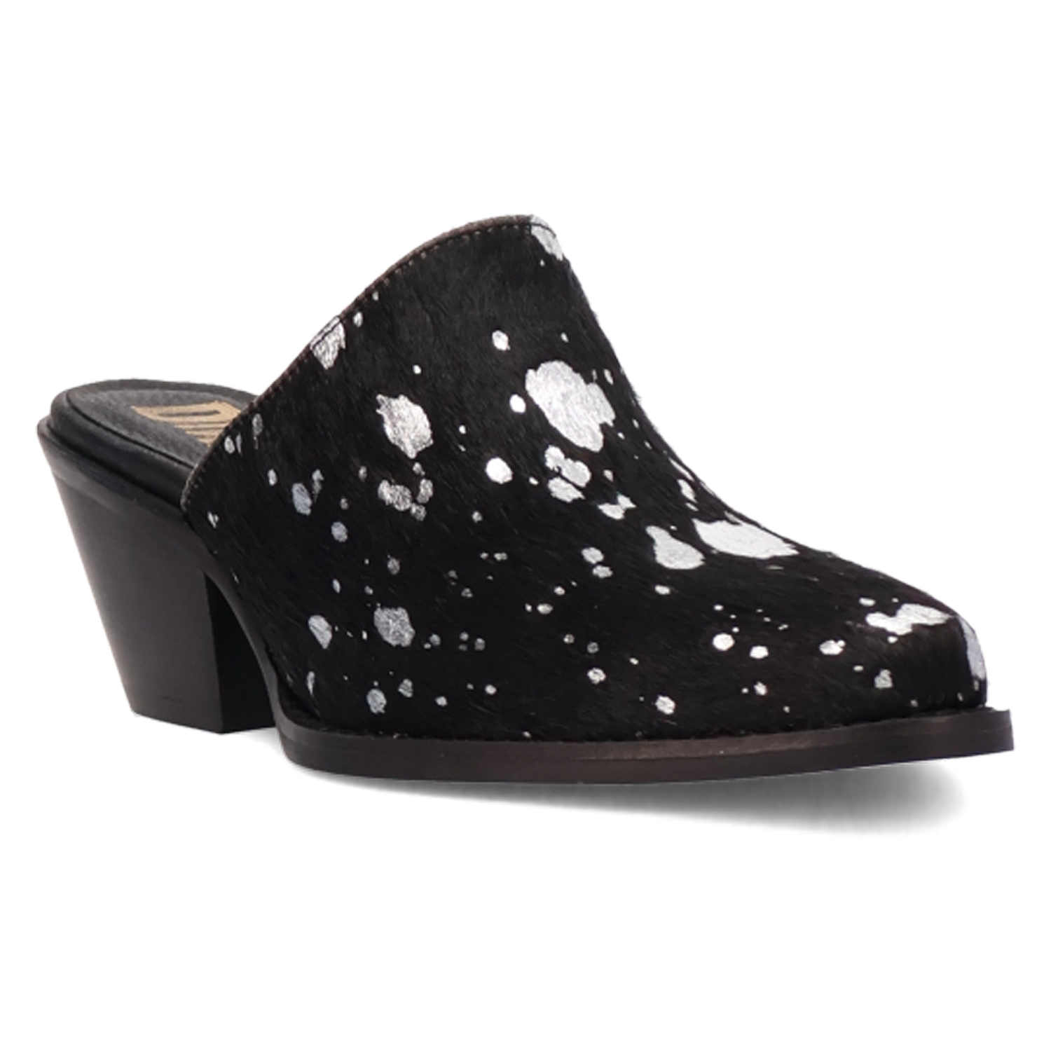 Cash Cow Black Fur/Silver Mule (DS) DP