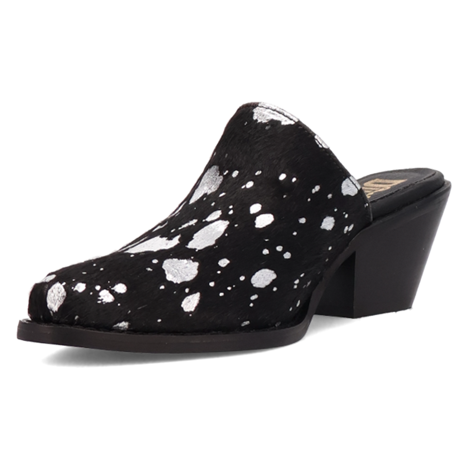 Cash Cow Black Fur/Silver Mule (DS) DP