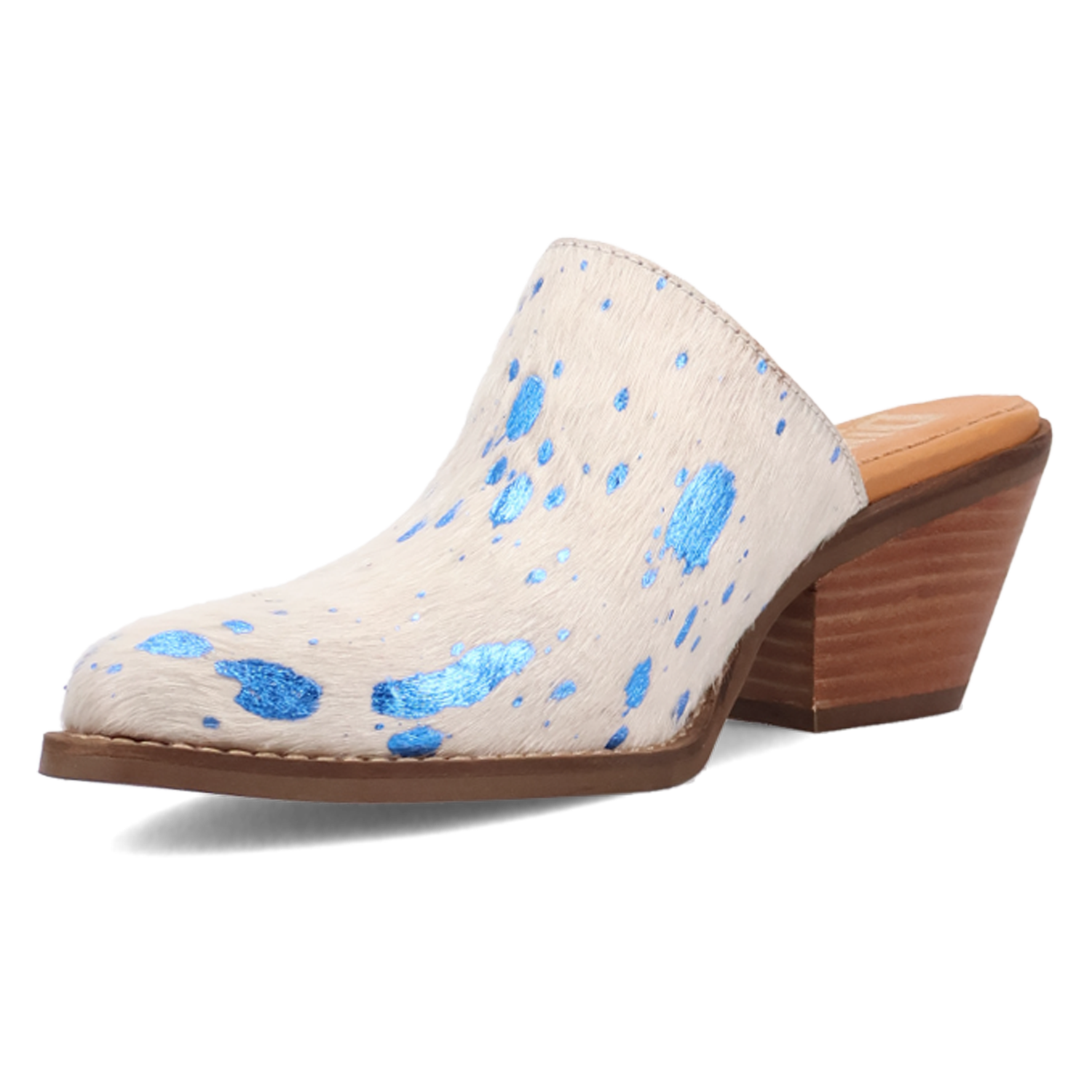 Cash Cow White Fur/Blue Mule (DS) DP