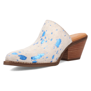 Cash Cow White Fur/Blue Mule (DS) DP