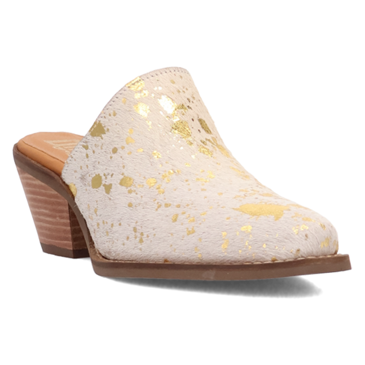 Cash Cow Cream Fur/Gold Mule (DS) DP