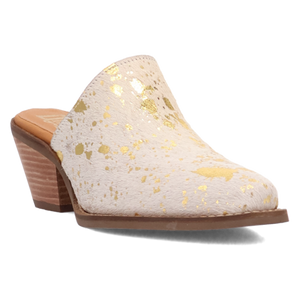Cash Cow Cream Fur/Gold Mule (DS) DP