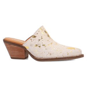 Cash Cow Cream Fur/Gold Mule (DS) DP