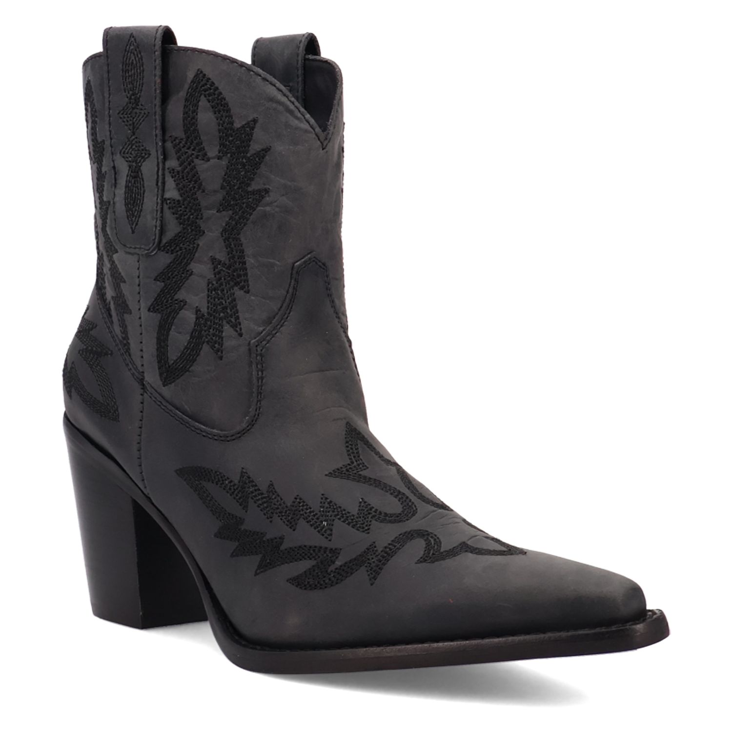 Rocky Top Black Leather Bootie (DS) DP