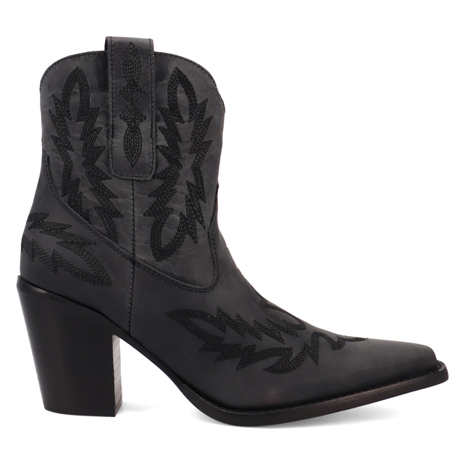 Rocky Top Black Leather Bootie (DS) DP