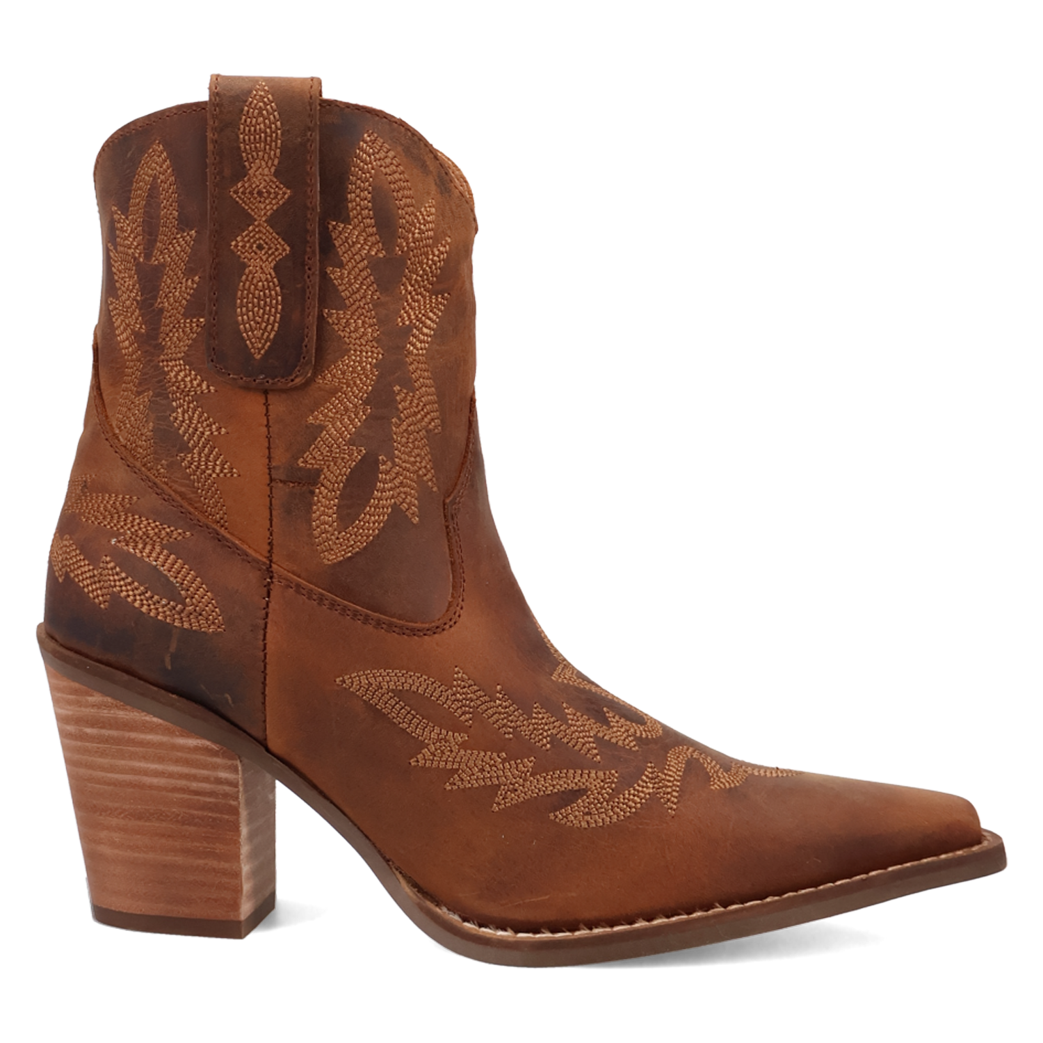 Rocky Top Brown Leather Bootie (DS) DP ~ PREORDER 10/1/25
