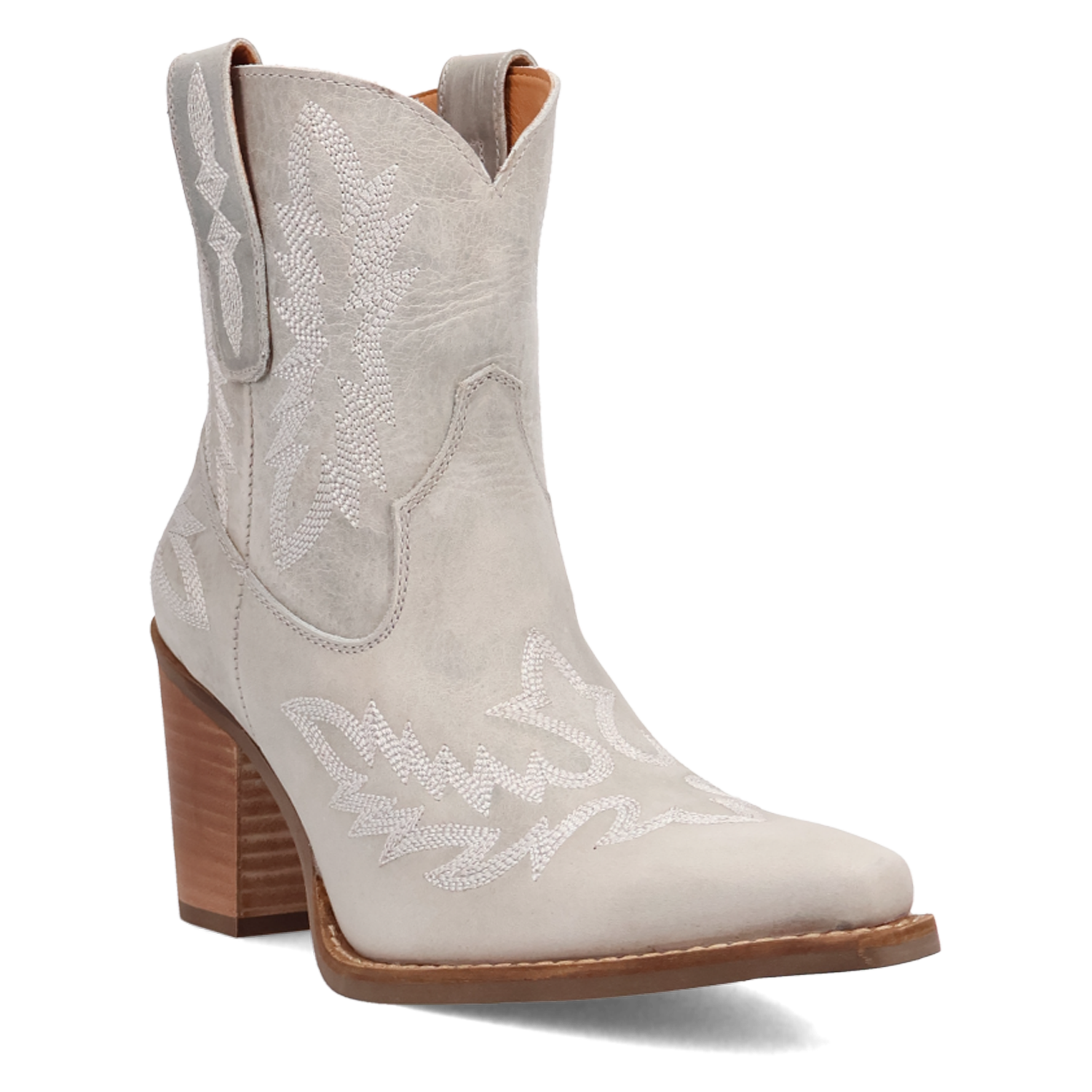 Rocky Top White Leather Bootie (DS) DP