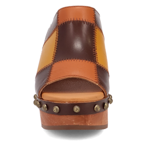 Mosaic Wooden Platform Sandal (DS) DP