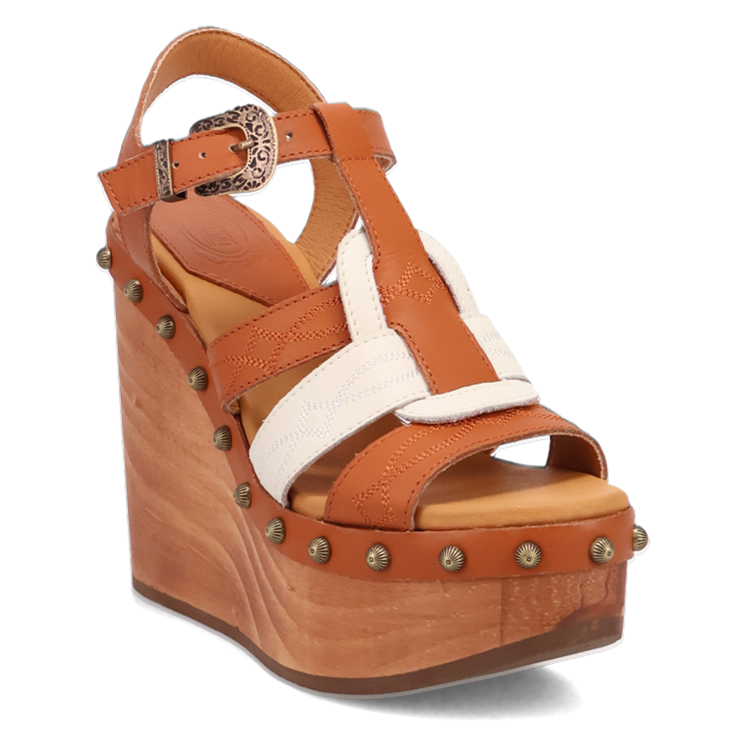 Cosmo Russet Wooden Sandal (DS) DP