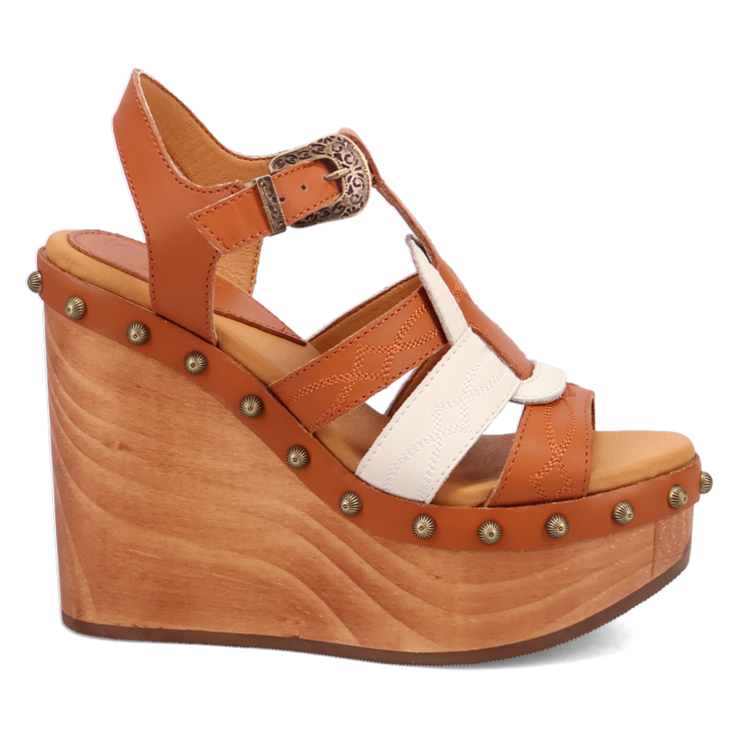 Cosmo Russet Wooden Sandal (DS) DP