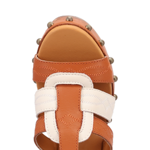 Cosmo Russet Wooden Sandal (DS) DP