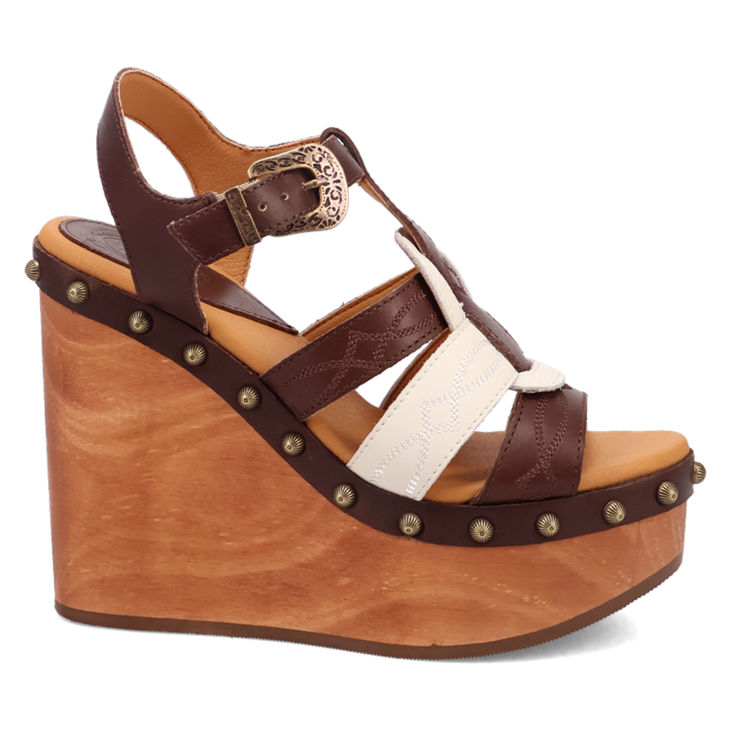 Cosmo Brown Wooden Sandal (DS) DP