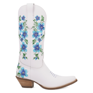 Posie White/Blue Leather Boot (DS) DP