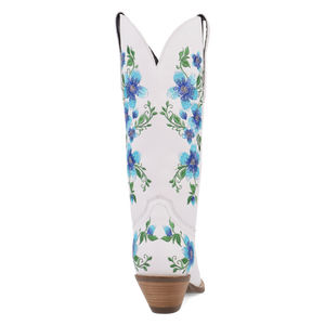 Posie White/Blue Leather Boot (DS) DP
