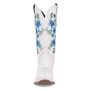 Posie White/Blue Leather Boot (DS) DP