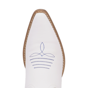 Posie White/Blue Leather Boot (DS) DP