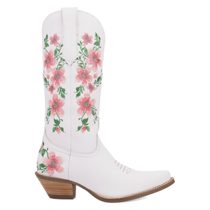 Posie White/Pink Leather Boot (DS) DP