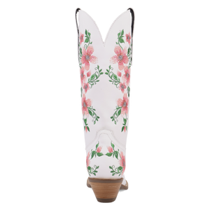 Posie White/Pink Leather Boot (DS) DP