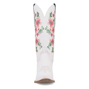 Posie White/Pink Leather Boot (DS) DP