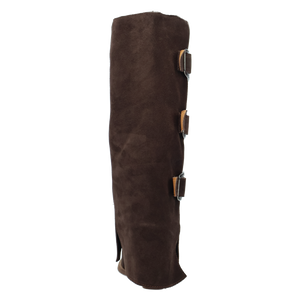 Buckle Bunny Brown Suede Leather Boot (DS) DP