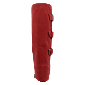 Buckle Bunny Red Suede Leather Boot (DS) DP