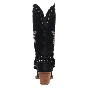 Lucky Stars Black Suede Leather Boot (DS) DP