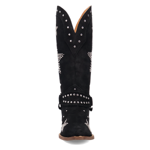 Lucky Stars Black Suede Leather Boot (DS) DP