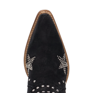 Lucky Stars Black Suede Leather Boot (DS) DP