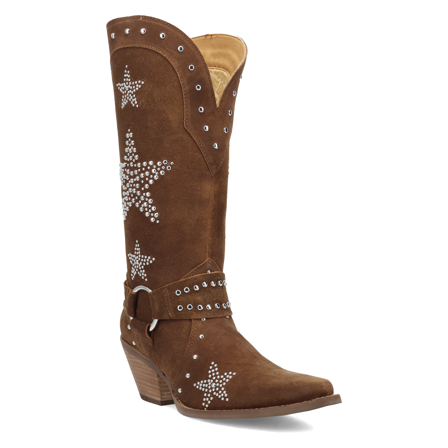 Lucky Stars Brown Suede Leather Boot (DS) DP