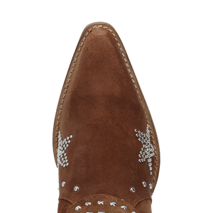Lucky Stars Brown Suede Leather Boot (DS) DP