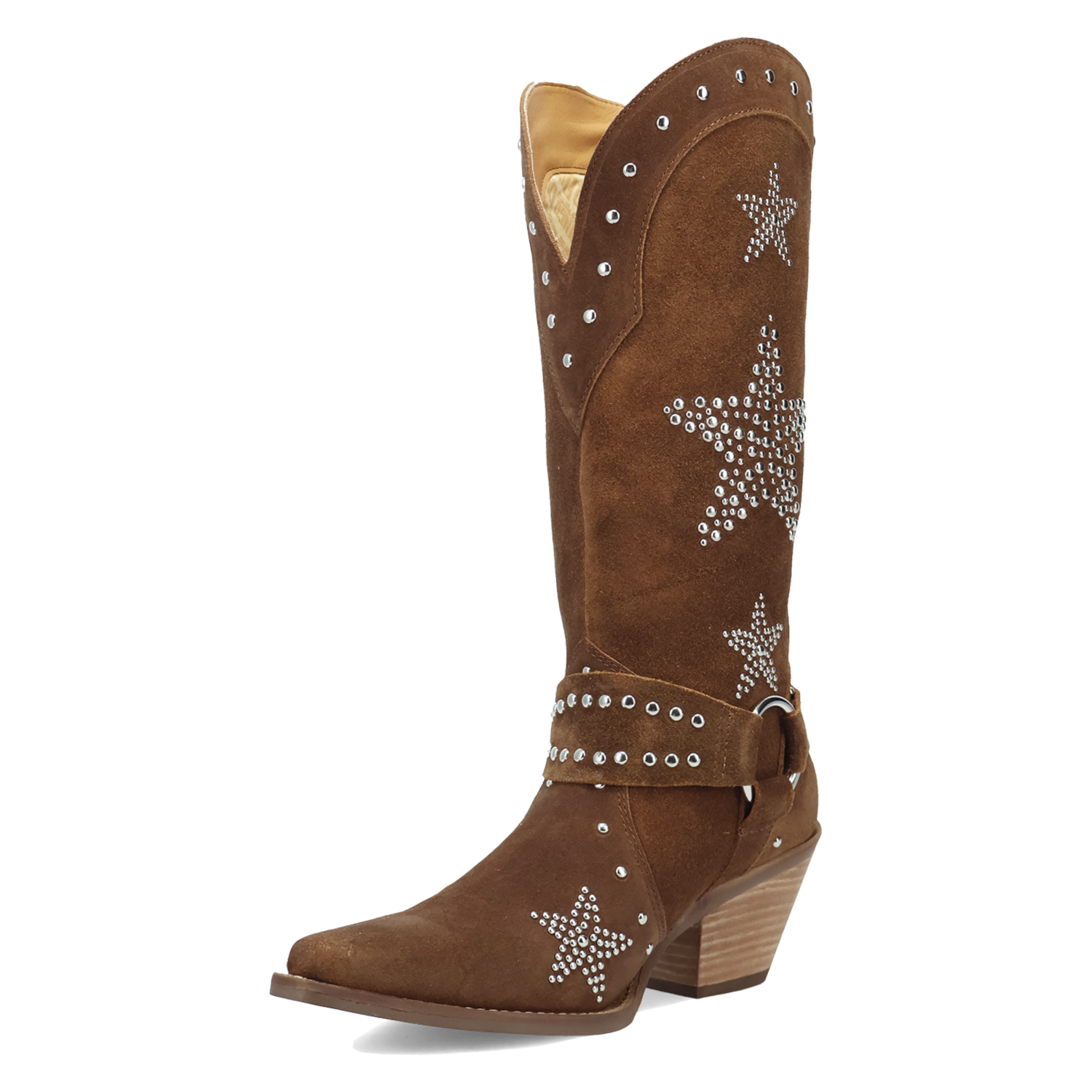 Lucky Stars Brown Suede Leather Boot (DS) DP