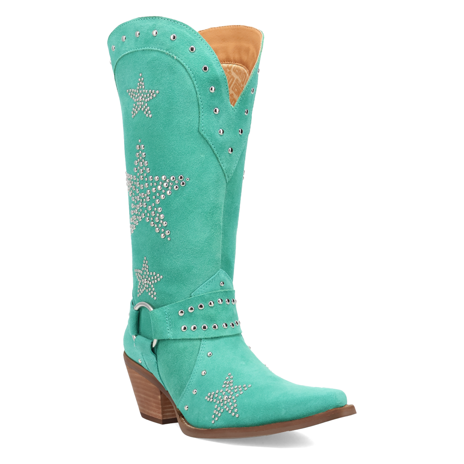 Lucky Stars Green Suede Leather Boot (DS) DP