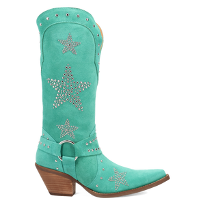 Lucky Stars Red Suede Leather Boot (DS) DP