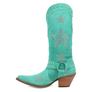 Lucky Stars Green Suede Leather Boot (DS) DP