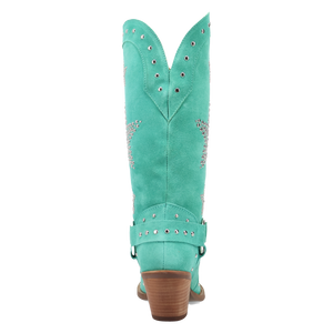 Lucky Stars Green Suede Leather Boot (DS) DP